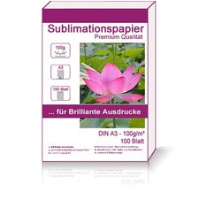 100 Blatt Sublimationspapier