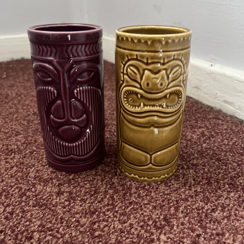 Ein paar keramik tiki - keramik,