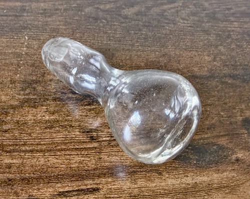 Antiker glasstöpsel stöpsel - glasstöpsel,