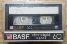 BASF 60 min MC Kassette bespielt mit Musik Weihnachtsmusik auf Frankfurterisch