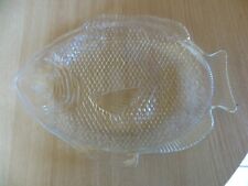 Glas Fischteller Ofenfest Fischplatte Platte Servierteller Fisch Schale Teller 