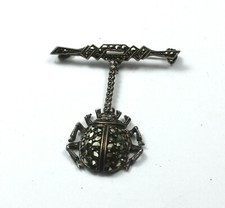 Vintage 835er Silberbrosche