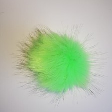 Kunstfell Pompon Farbige Flauschige Bommel 9 - 10 Cm Kugeln Für Mütze