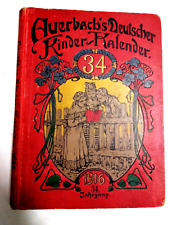 Auerbach´s Deutscher Kinder - Kalender 1916, 34. Jahrgang, selten !