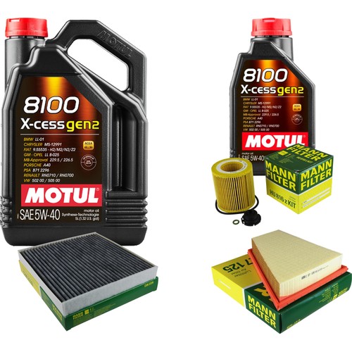 Mann inspektionspaket motul - mann, 6l