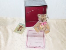 Steiff Bär Teddy Jackie 1953 Replika 1988 mit Original Verpackung! 17cm