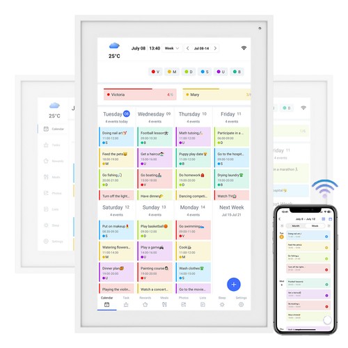 Tabwee smart digital kalender - smart,