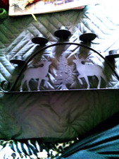 ?Lichterbogen? Metall Motiv ?Hirsche Weihnachten ?