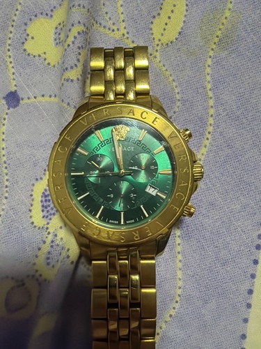 Versace herren armbanduhr gold - versace,