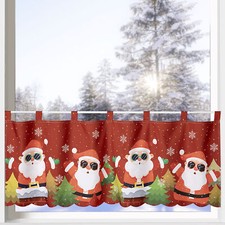 Scheibengardine Weihnachten