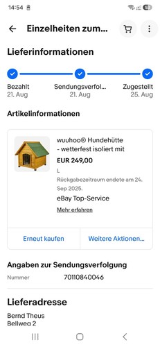 Neue hundehütte - neue,