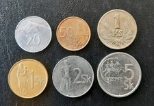 Münzen Slowakei 6 Stück 1942