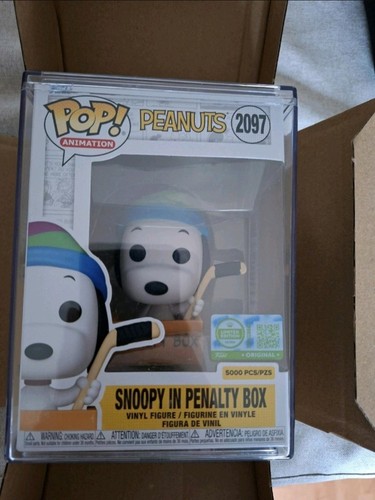 Snoopy penalty box - in, peanuts