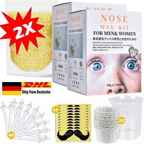 Nasenhaar wachs nose - 2x,