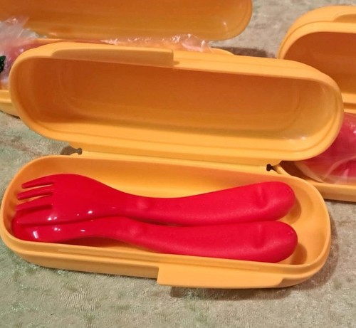 Tupperware kinder set besteck - set,