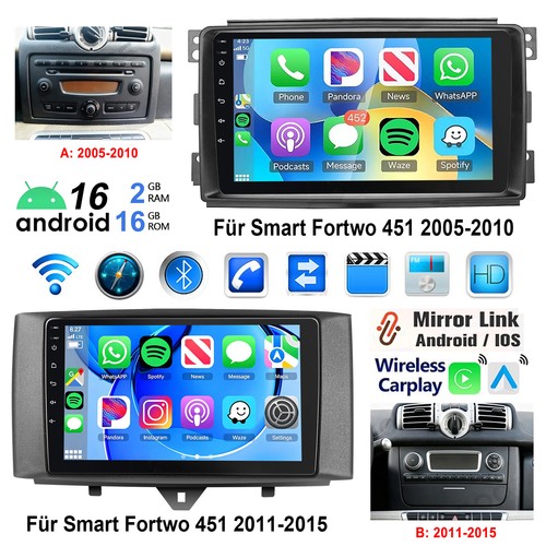 Dab für smart fortwo 451 - dab+,