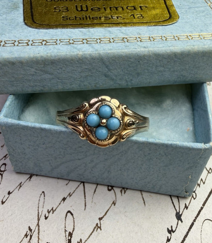 Ring viktorianisch 585 gold - ring,, &
