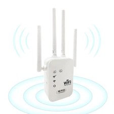 WLAN Verstärker WiFi Extender Booster 300Mbps Hochleistung mit 4 Antennen RJ45