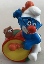 Schlümpfe Clown mit Trommel