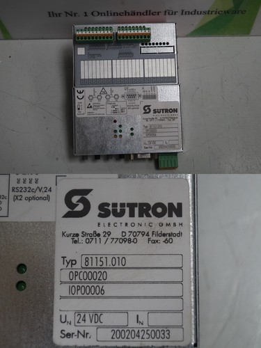 Sutron typ 81151 010 0pc00020 - typ, 81151.010