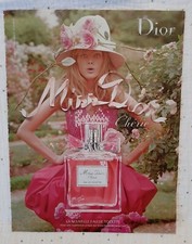 Werbepapier Parfum. Parfum Ad