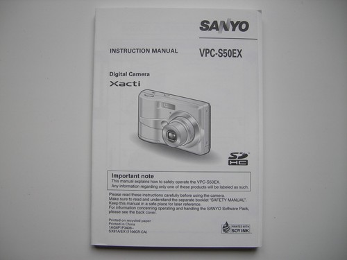 Sanyo xacti vpc - sanyo, 50