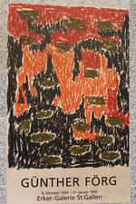 Förg Günther ,Original-Farblithografie , handsigniert  von 1994, selten