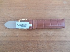 Graf Uhren Armband Leder 18 mm   (B)