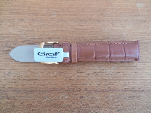 Graf uhren armband leder mm - 18,