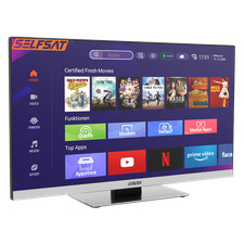 SELFSAT SMART LED TV 1255 (55cm/22") rahmenloser TV inkl. DVB-S2/C/T2 HD Tuner