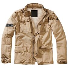 Herren Winter Jacke mit Kapuze im Kragen See you in Walhalla Runen Donnergott