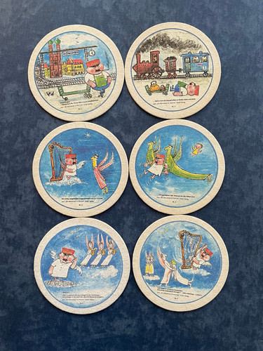 Bierdeckel mit - (18, stück)