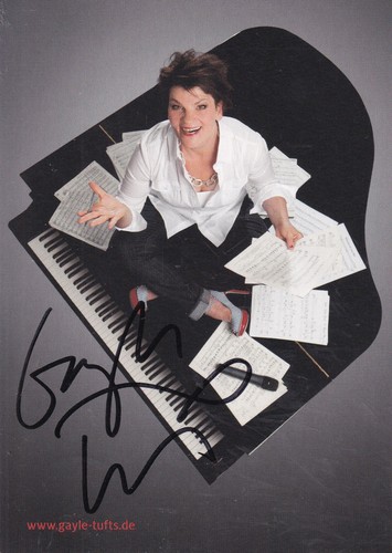 Autogramm gayle tuufts - autogramm,