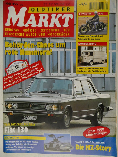Oldtimer markt 1995 - april, fiat