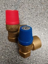 Membran Sicherheitsventil 1/2" x 10bar und 2,5 bar Überdruckventil MSV Heizung