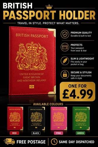 Britische reisepasshülle neu - britische,