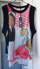 Luisa Cerano Top mit Strick