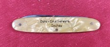Sammler Klappmesser, Taschenmesser,  W.Broch Solingen, Duro-Emaillierwerk Dachau