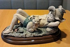Capodimonte Giuseppe Armani ? Figur Mädchen mit Katze