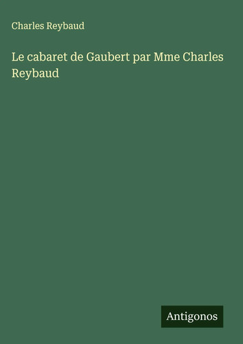 Charles reybaud le cabaret - |,