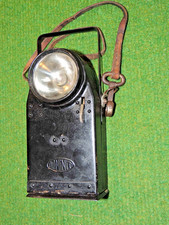 Alter DOMINIT BLITZER  Bergbau Grubenlampe Kali Laugen Akku miner`s flasher lamp