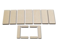 Feuerraumauskleidung für Techfire Bromo 2 Kaminofen Ersatzteile Brennraum