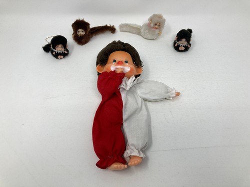 Monchhichi stofftier clown - 5,