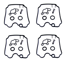 4x Vergaser Reparatursatz für