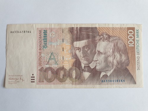 1000 banknote deutsche - 1000,