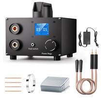 Profi Battery Spot Welder Akku Punktschweißgerät 220V Output 2100A Welding DHL