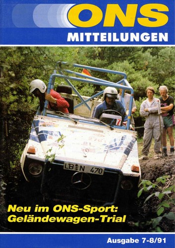 Ons mitteilungen 8 1991 - mitteilungen, nr.