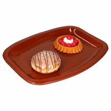 Ton servierplatte 35x25 - ton-servierplatte, 35x25,5x3cm