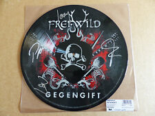 FREI.WILD signed Autogramm LIMITE "GEGENGIFT" Picture Disk Vinyl Schallplatte LP