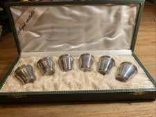 Becher Schnapsbecher Silber